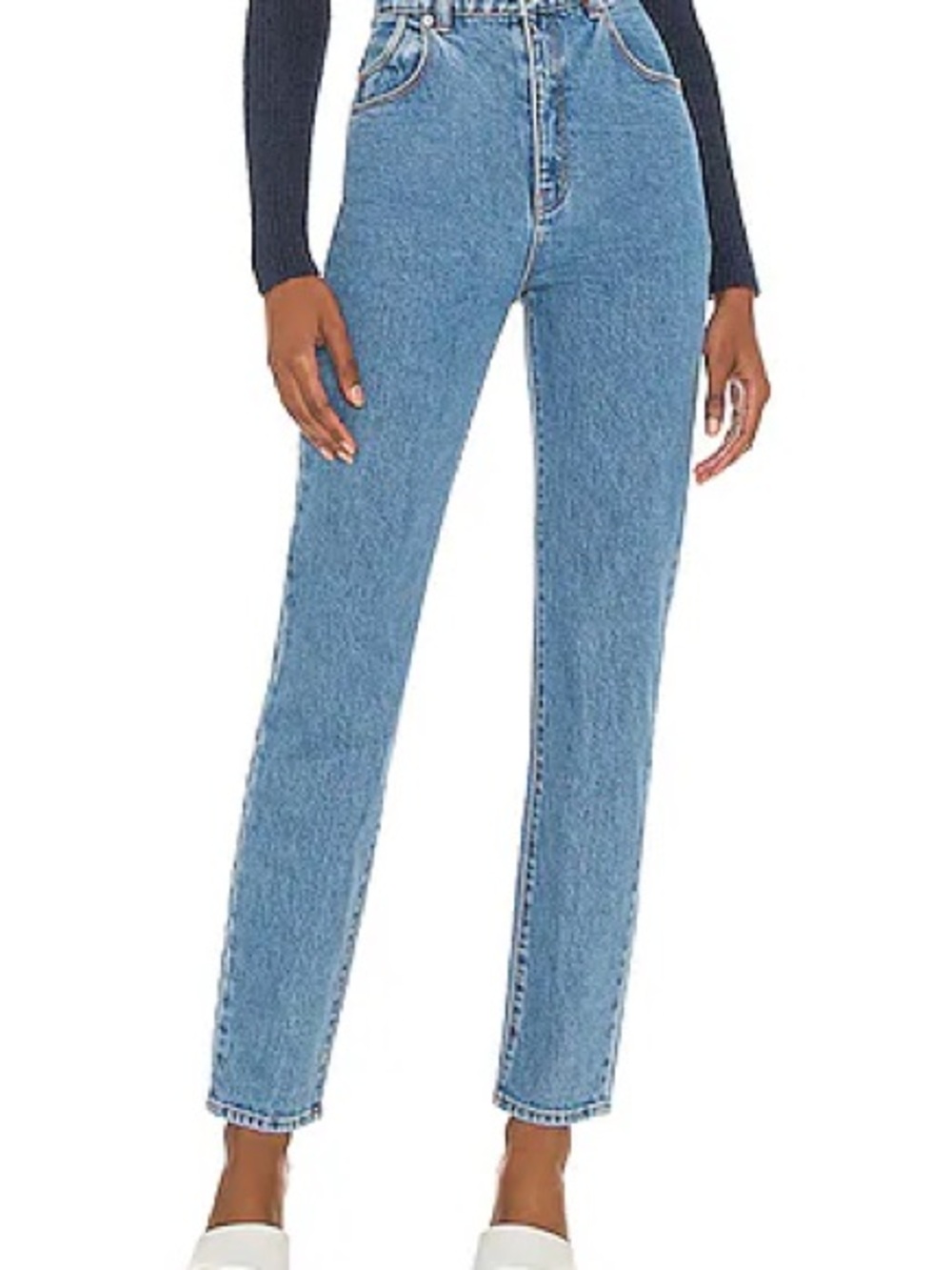 High-Rise Straight Leg Women’s Jeans - Light Blue